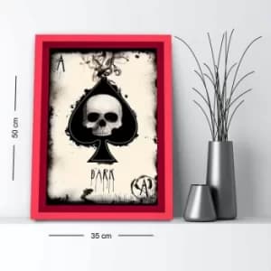 3550AHS-027 Multicolor Decorative Framed MDF Painting