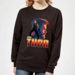 Avengers Thor Womens Sweatshirt - Black