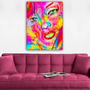 328638638_70100 Multicolor Decorative Canvas Painting