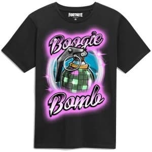 Fortnite - Boogie Bomb Airbrush Mens Medium Short Sleeve T-Shirt - Black