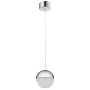 Kichler Moonlit Integrated LED Spherical Pendant Ceiling Light Polished Chrome, 3000K