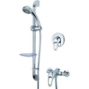 Wickes Marilla Manual Mixer Shower and Adjustable Riser Kit