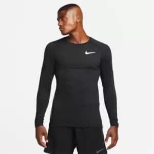 Nike Warm Crew Top Mens - Black