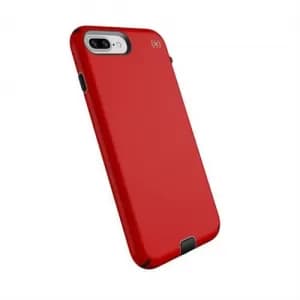 Speck Presidio Sport Red Grey iPhone 8 Plus Phone Case Antimicrobial T