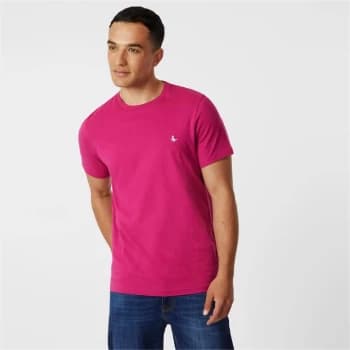 Jack Wills Sandleford Classic T-Shirt - Magenta