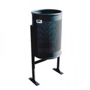 Slingsby Round Mesh Bin 60L Dark Grey 322359