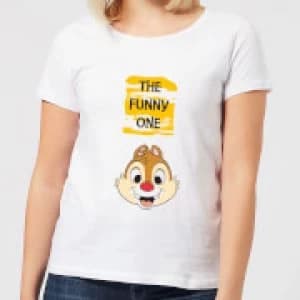 Disney Chip 'N' Dale The Funny One Womens T-Shirt - White - 3XL