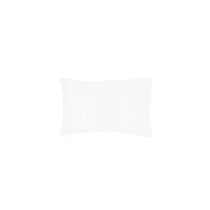 DKNY Chenille Stripe Standard Pillowcase, White