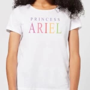 Disney The Little Mermaid Princess Ariel Womens T-Shirt - White