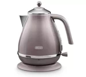 DeLonghiIcona Metallics KBOT3001.PK Jug Kettle - Violet, Purple,Silver/Grey