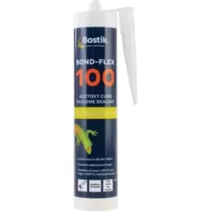 100HMA Bond-Flex Clear Silicone Sealant 290ML
