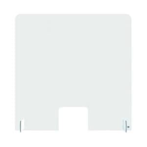 Nobo Acrylic Counter Partition Screen wWdw 700x850mm Clear KF90401