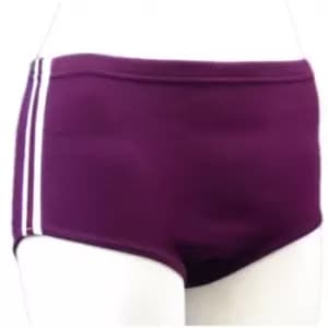 Carta Sport Mens Athletic Briefs (28R) (Maroon/White)
