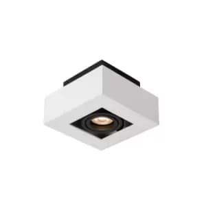 Xirax Modern Ceiling Spotlight - LED Dim to warm - GU10 - 1x5W 2200K/3000K - White