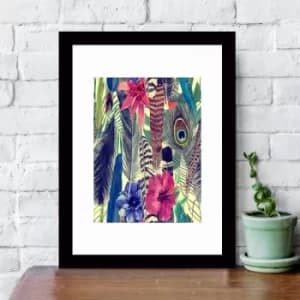 SC391250041 Multicolor Decorative Framed MDF Painting