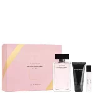 Narciso Rodriguez Musc Noir For Her Gift Set 100ml Eau de Parfum + 50ml Body Lotion + 10ml Eau de Parfum