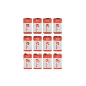 5 Star Office 9V6LR61 Batteries Pack of 12