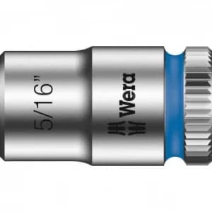 Wera 8790 HMA Zyklop 1/4" Drive Hexagon Socket Imperial 1/4" 5/16"