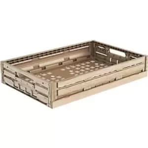 Cargo Plast GmbH Decorative Wooden Crate, LxWxH 600 X 400 X 113 mm, Light Brown,