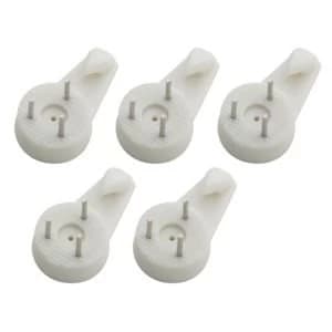 BQ White Picture hook Pack of 5