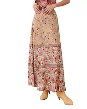 ba & sh Vanessa Printed Maxi Skirt