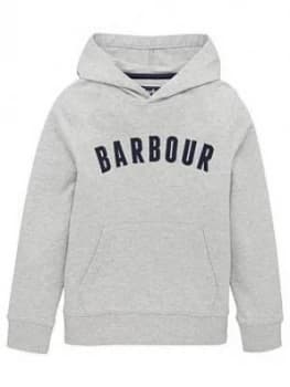 Barbour Boys Logo Hoodie - Grey