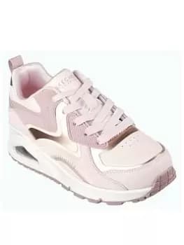Skechers Girls Uno Gen1 Trainer, Pink, Size 3 Older