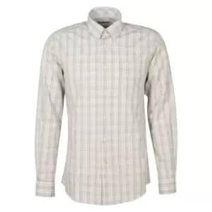 Barbour Mens Alnwick Tailored Shirt Red Large