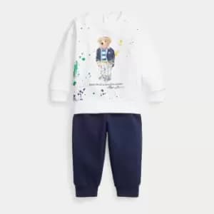 Polo Ralph Lauren Babys' Bear Set - White - 12-18 months