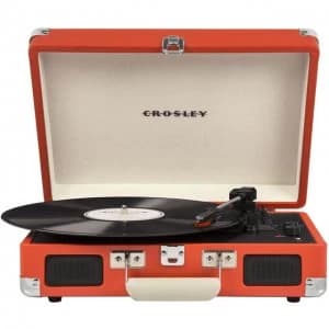 Crosley Cruiser Deluxe CR8005DORG Turntable in Orange