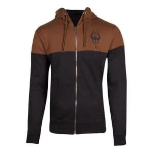 The Elder Scrolls - The Dragon Mens Medium Hoodie - Brown/Black