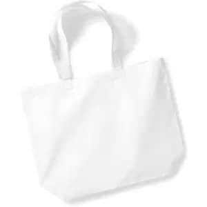 Westford Mill Maxi Tote/Shopper Bag For Life (One Size) (White) - White