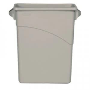 Rubbermaid Slim Jim Container 60 Litre Grey 3541-GRYR001192