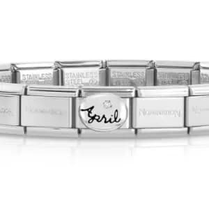 Nomination Classic Silver April Birthstone Bracelet