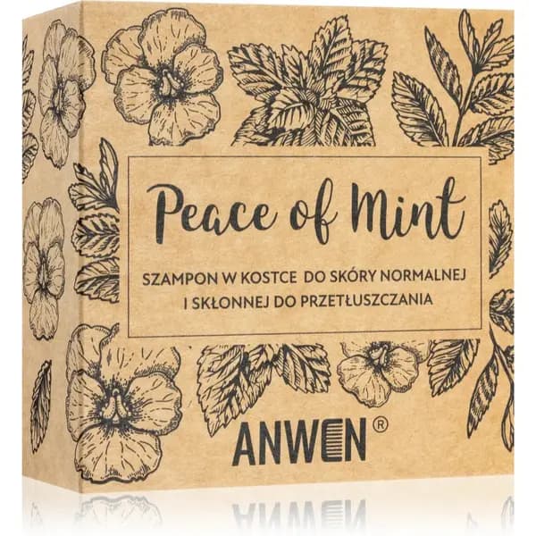 Anwen Peace Of Mint Shampoo Bar & Can 75g
