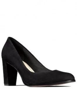 Clarks Kaylin Cara Heeled Shoes - Black