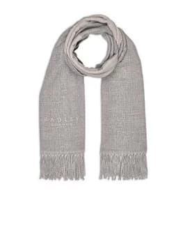 Radley Colour Block Dog Scarf - Oatmeal