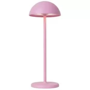 Lucide JOY - Table Lamp Outdoor - Ø12cm - LED Dim. - 1x1,5W 3000K - IP54 - Pink