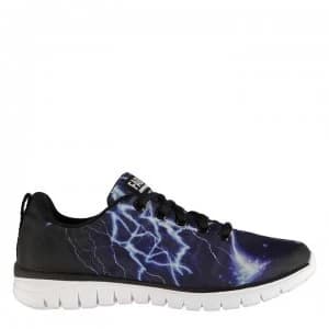 Fabric Flyer Runner Childrens Trainers - Lightening