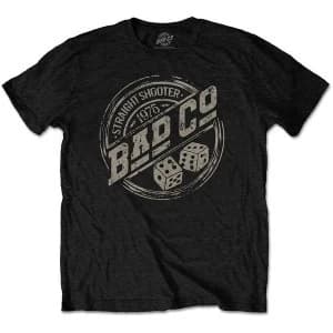 Bad Company - Straight Shooter Roundel Unisex Large T-Shirt - Black