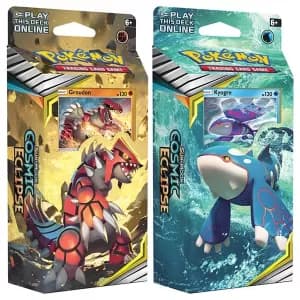 Pokemon TCG: Sun & Moon 12 Cosmic Eclipse Groudon/Kyogre Theme Deck - 1 at Random
