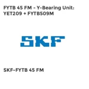 FYTB 45 FM - Y-Bearing Unit: YET209 + FYTB509M