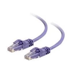 C2G .5m Cat6 550 MHz Snagless Patch Cable - Purple