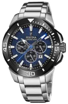 Festina F20641/2 Chrono Bike 2022 Blue Dial / Stainless Watch