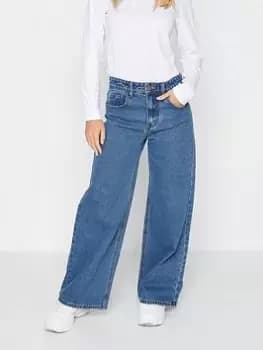 PixieGirl Petite Wide Leg Jean - Blue Size 14, Women