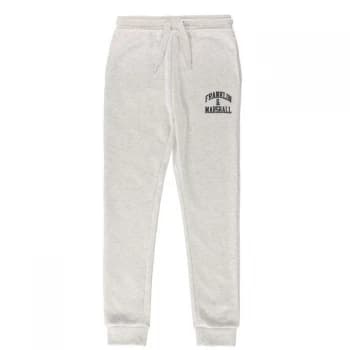 Franklin and Marshall Franklin & Marshall Logo Jogger - Light Grey Marl