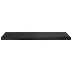 Gloss Black Radiator Shelf - 18 x 150 x 600mm