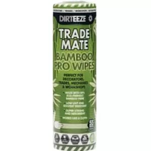 Bamboo Hand & Surface Dry Wipes (PK-55) - Dirteeze