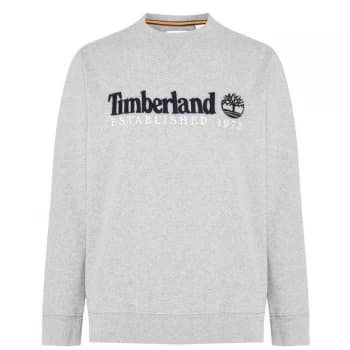 Timberland Heritage Crew Sweatshirt - Med Grey Hthr