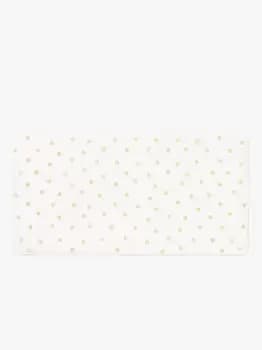 Kate Spade Gold Dot With Script Desk Pad, Gold, One Size